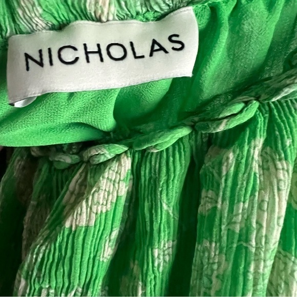 Nicholas MONICA DRESS - LEAF 60'S TONAL PAISLEYin Excellent Pre Loved Condition - Picture 7 of 7
